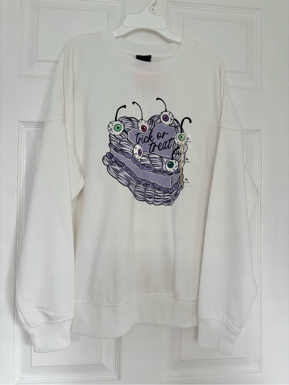 Hyde and EEK! Trick or Treat Halloween Cake Crewneck Sweatshirt